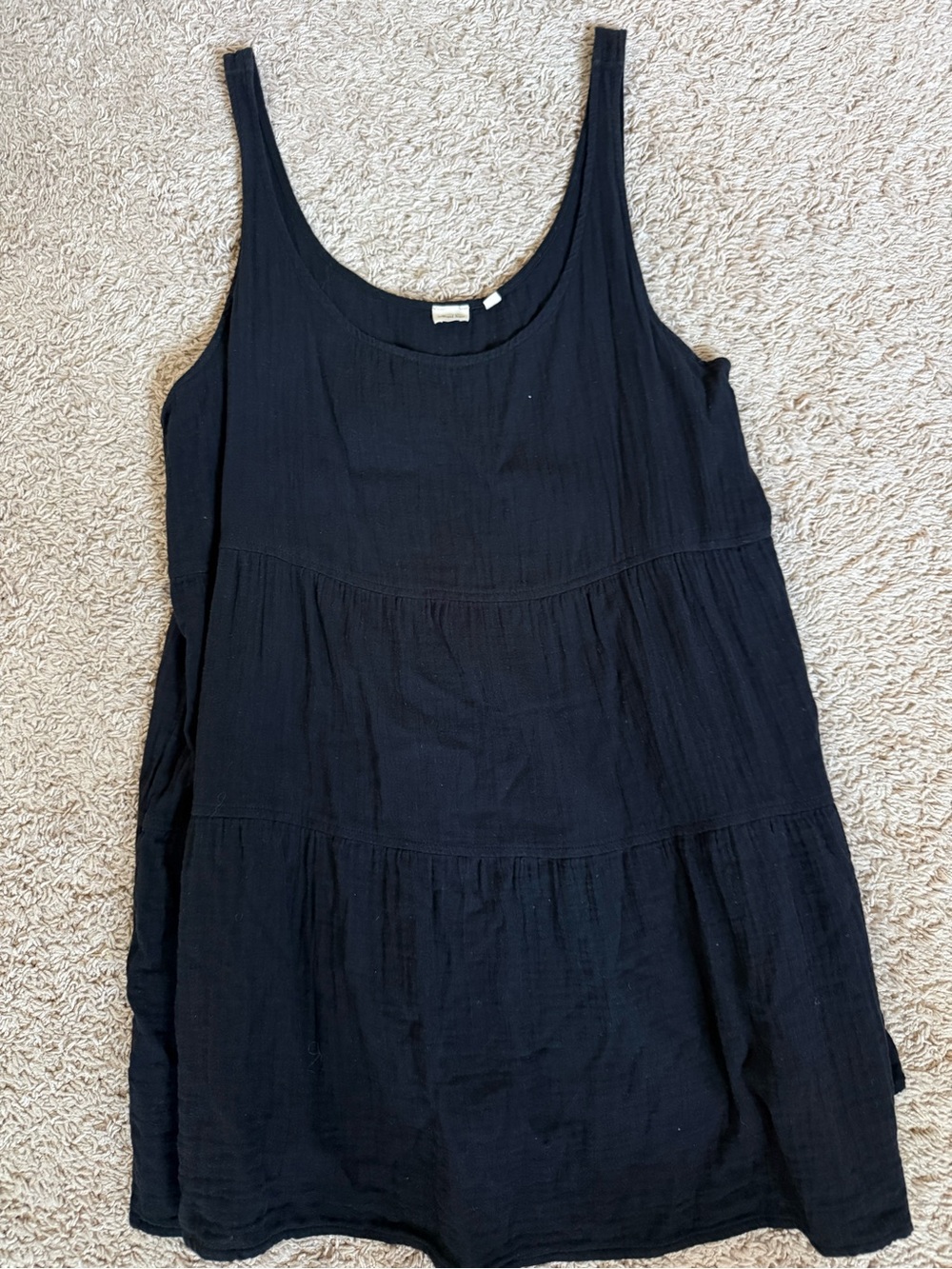 Wilfred Black Cotton Mini Dress!